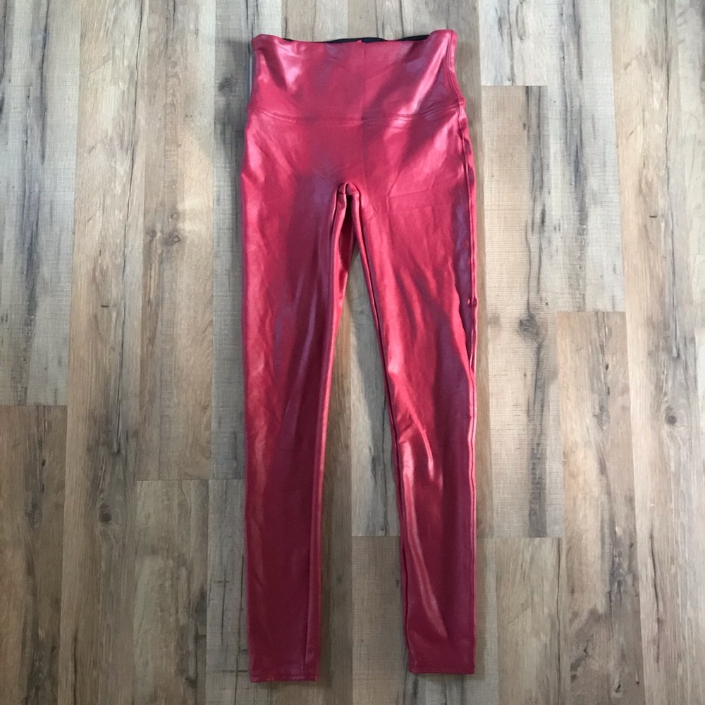 SPANX | Faux Leather Leggings | Size Medium